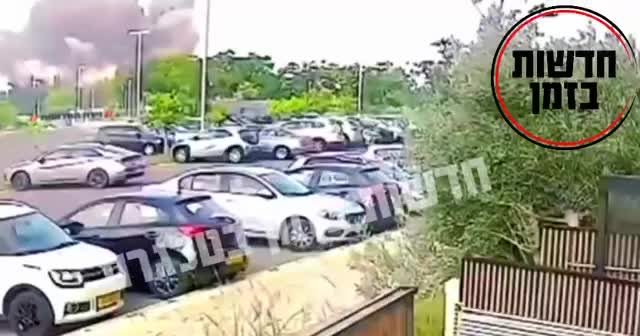   اصابت دقیق موشک ایران به ساختمان سرویس جاسوسی اسرائیل