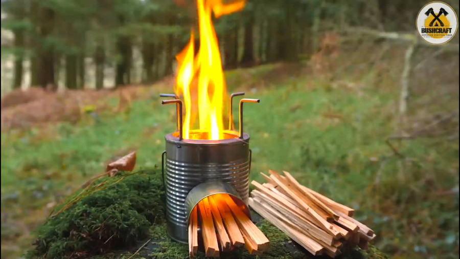 ساخت اجاق گاز حرفه ای کمپینگ با قوطی نوشابه !