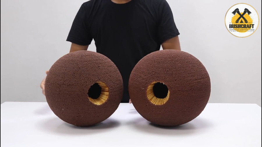 کدو تنبلی از 80 هزار چوب کبریت !