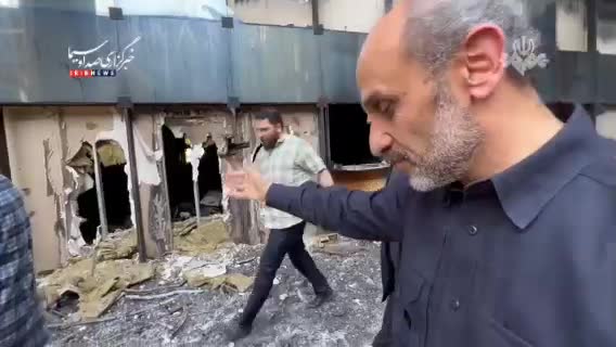   بازدید رئیس‌جمهور از ساختمان شیشه‌ای صداوسیما