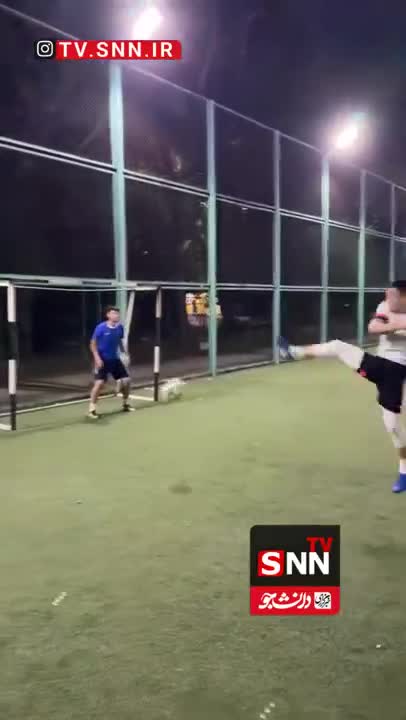   حرکت خاص ورزشکار قزاقستانی در حمایت از ایران