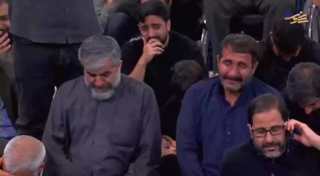   وداع با پیکر ۱۳ تن از شهدای جنایت رژیم اسرائیل در شب اول ماه محرم در حرم مطهر رضوی