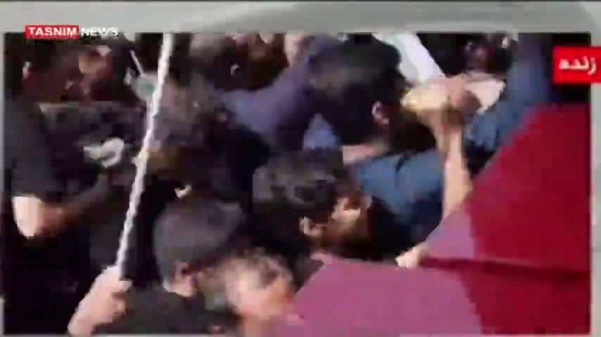   حضور عراقچی در مراسم تشییع پیکر شهدای اقتدار