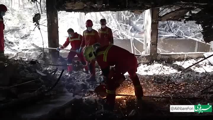   تصاویری جدید از خسارت حمله اسرائیل به زندان اوین