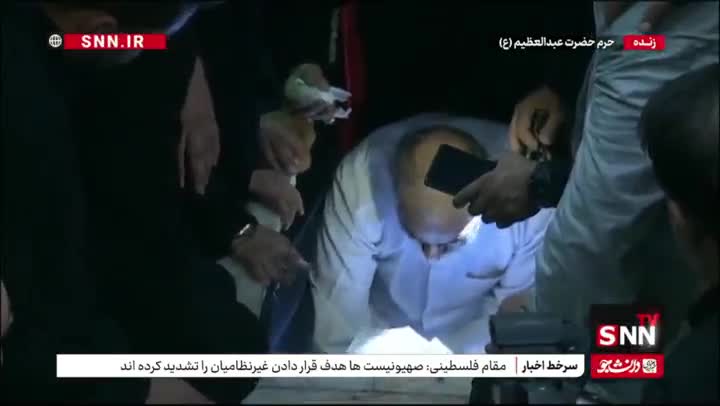 تصویری از پیکر سپهبد شهید سلامی و ذکر دعای تلقین هنگام خاکسپاری | 8 تیر 1404