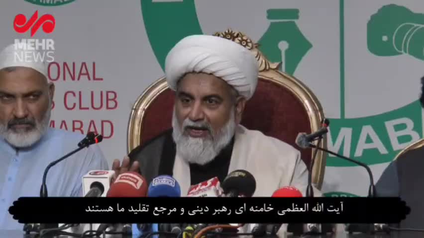   نماینده مجلس سنای پاکستان: آیت‌ الله خامنه‌ای رهبر سیاسی و مرجع تقلید ماست