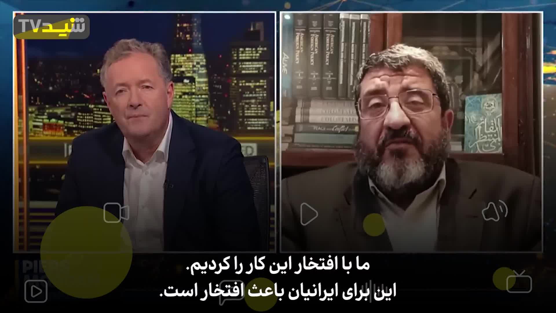 فواد ایزدی به پیرس مورگان: حمایت از مقاومت، افتخار ملی ماست | 9 تیر 1404