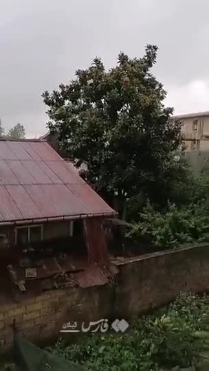   خیابان‌های گیلان رودخانه شد