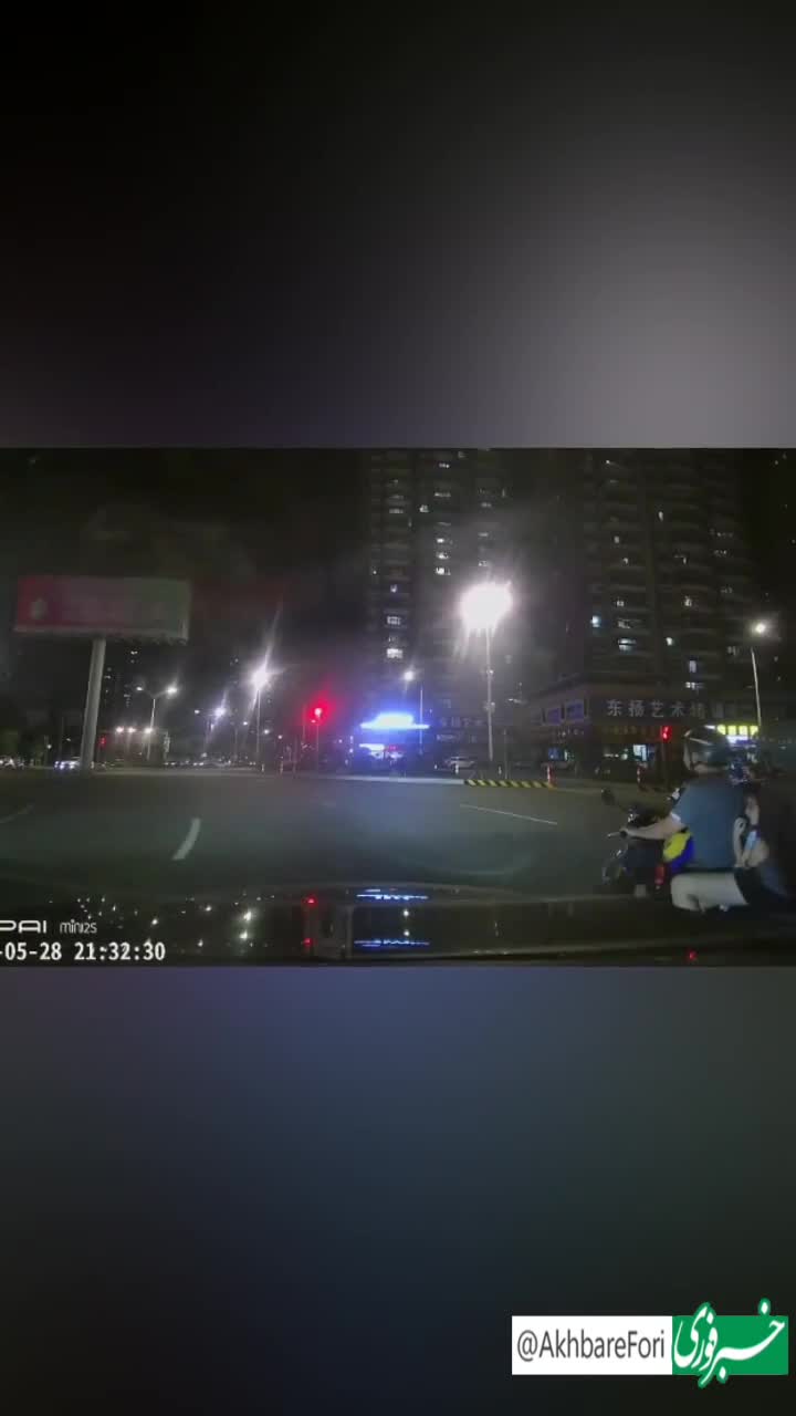   شهاب سنگ در آسمان شهر گوانگدونگ چین