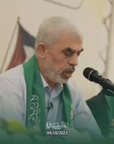   قرائت دعا توسط شهید یحیی السنوار پیش از شروع عملیات تاریخی طوفان الاقصی