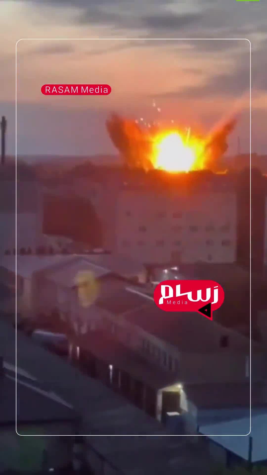   موشک‌باران مجتمع تعمیر هواپیما در لوتسک توسط روسیه