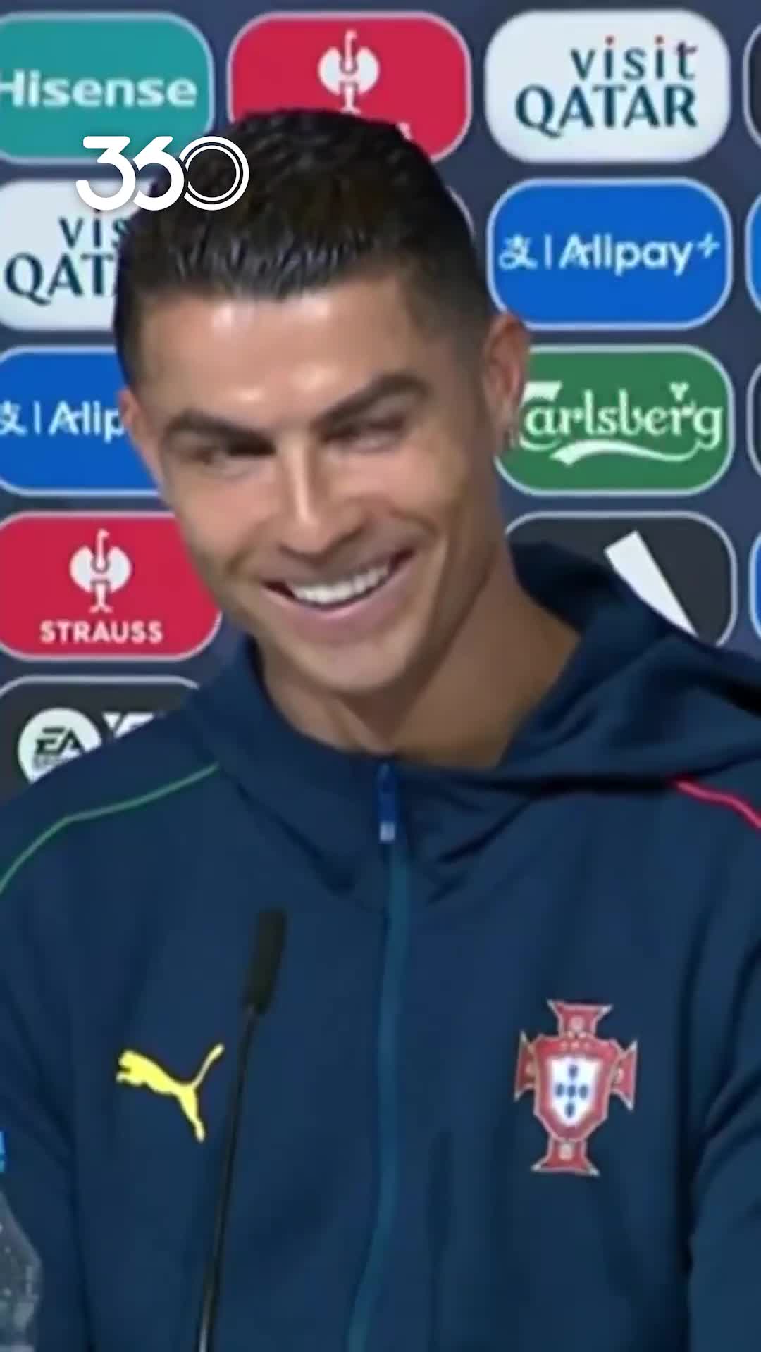   شوخی جالب کریس رونالدو با خبرنگار آرژانتینی!