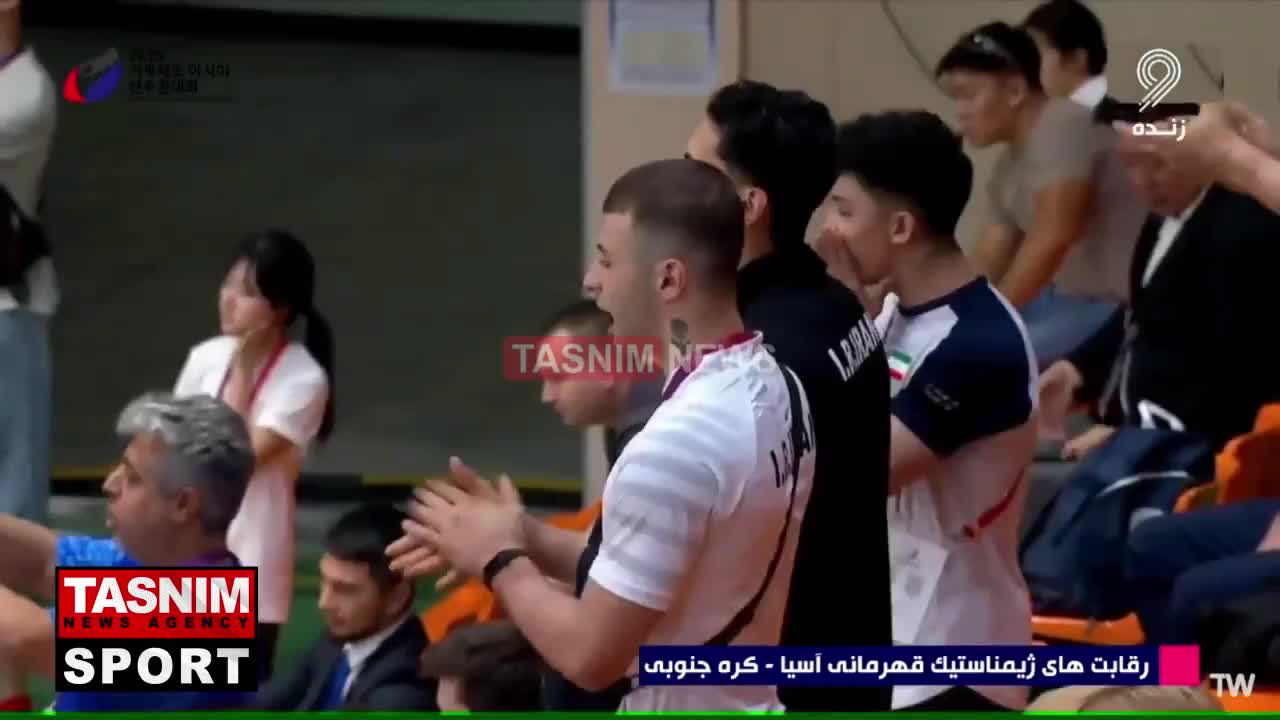   طلای تاریخی الفتی در ژیمناستیک قهرمانی آسیا
