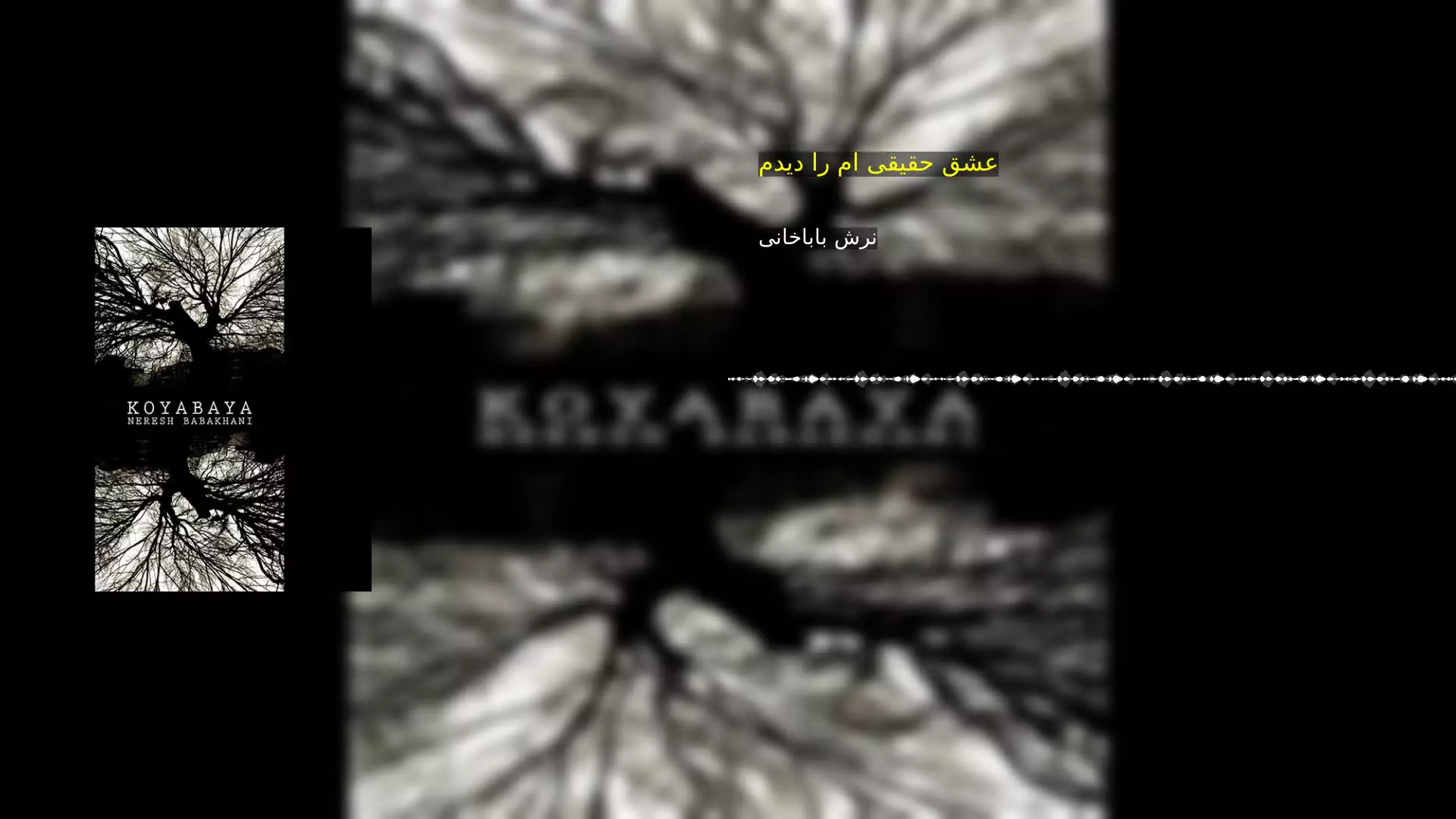 عشق حقیقی ام را دیدم نرش باباخانی