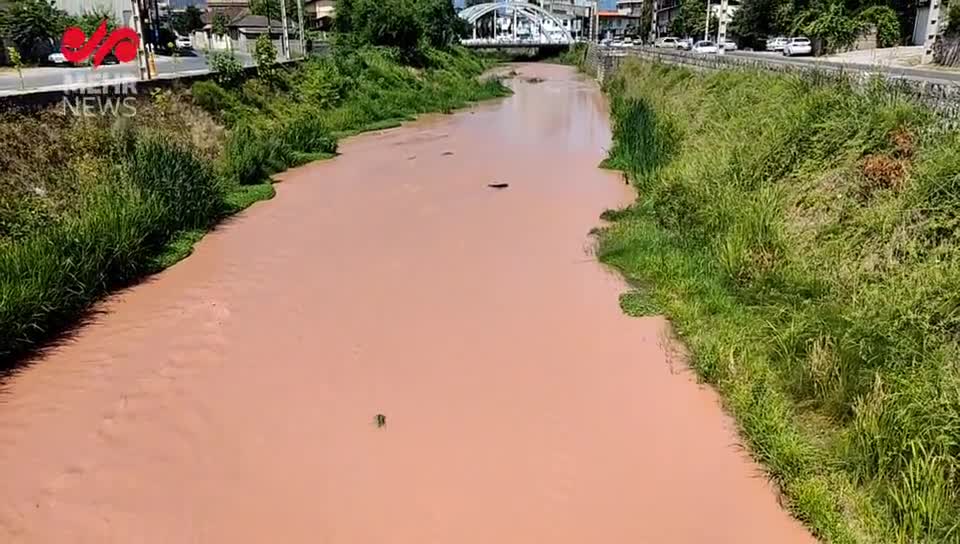   آلودگی رودخانه گردکل نوشهر