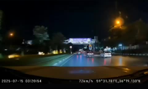   چپ کردن پژو ۲۰۷ در حال لایی کشیدن در وکیل‌آباد مشهد