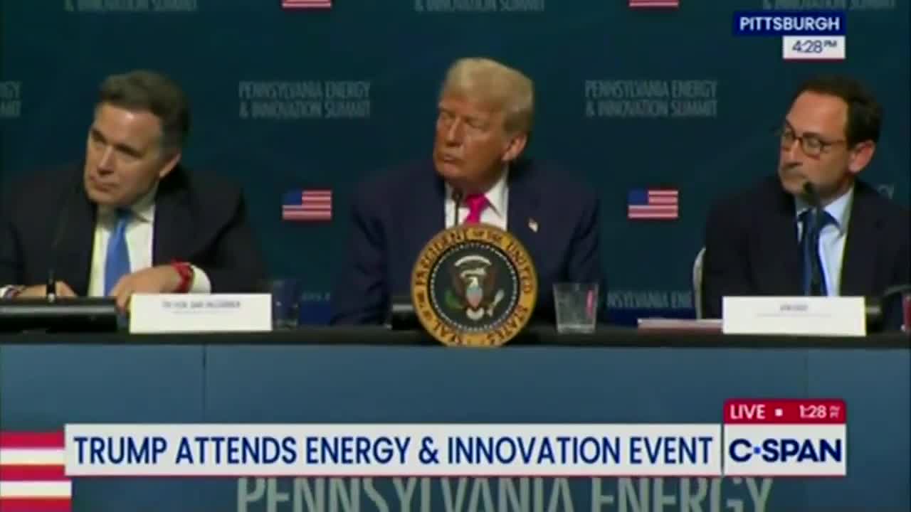 ببینید| چرت زدن ترمپ حین جلسه انرژی و نوآوری پنسیلوانیا | 25 تیر 1404