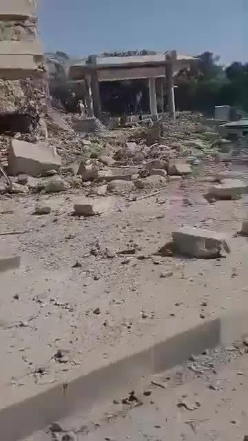   ستاد ارتش و کاخ ریاست‌جمهوری سوریه پس از انفجارها