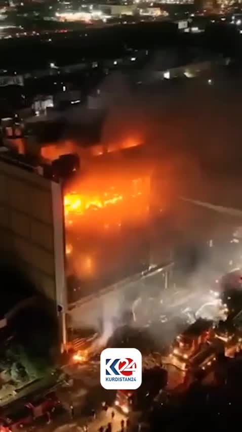   آتش‌سوزی مرگبار در عراق با دهها نفر کشته و زخمی