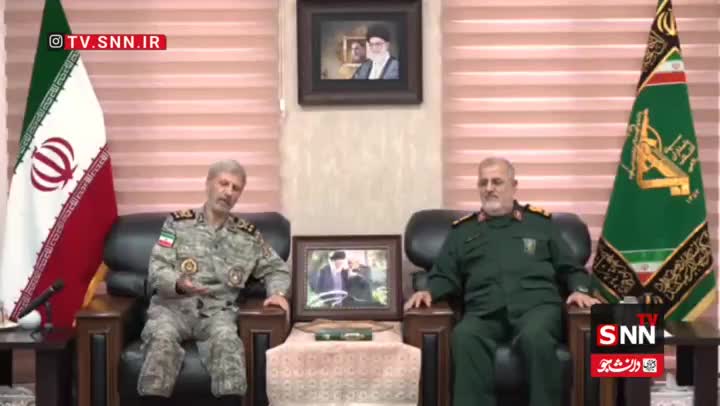   دیدار فرماندهان سپاه پاسداران و ارتش