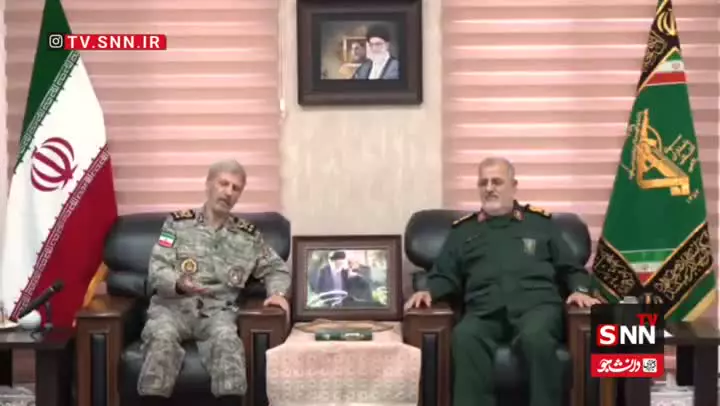   دیدار فرماندهان سپاه پاسداران و ارتش