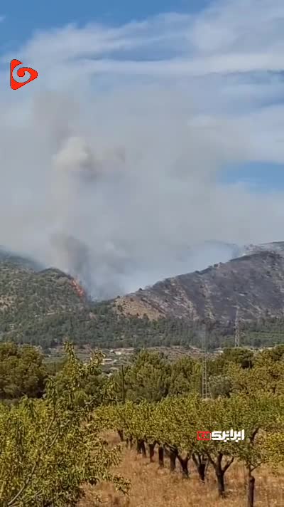    آتش‌سوزی در جنگل‌های اسپانیا