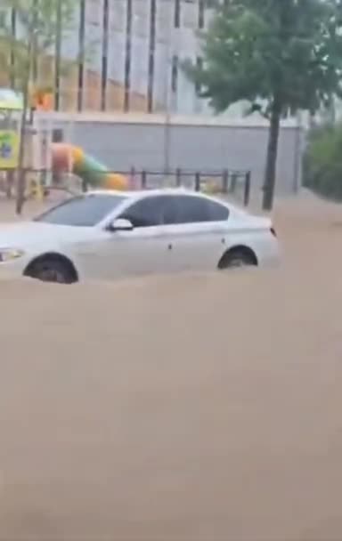 ببینید| تصاویر آخرالزمانی از سیل مرگبار در کره جنوبی | 28 تیر 1404