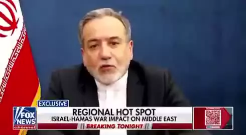   عباس عراقچی به فاکس نیوز: ما هیچوقت قصد محو کردن اسرائیل از نقشه جهان را نداشتیم