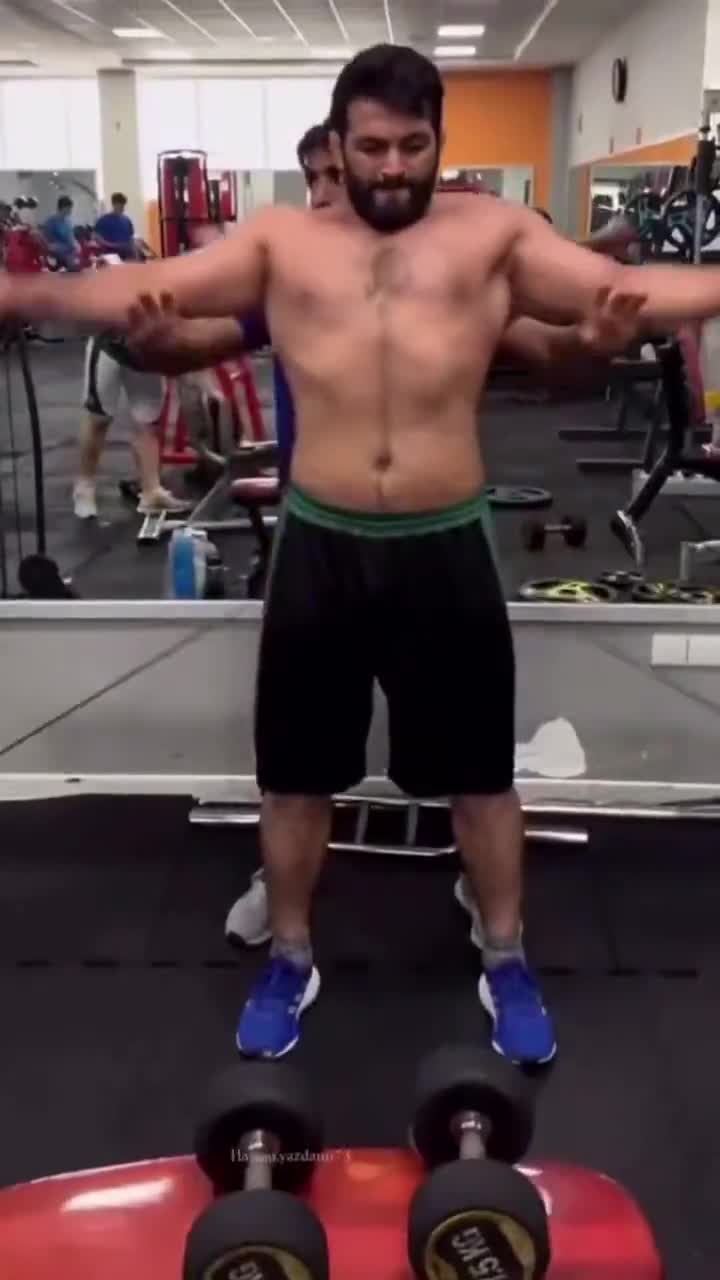   تمرینات حسن یزدانی جهت آمادگی برای وزن جدید خود در ۹۷ کیلوگرم