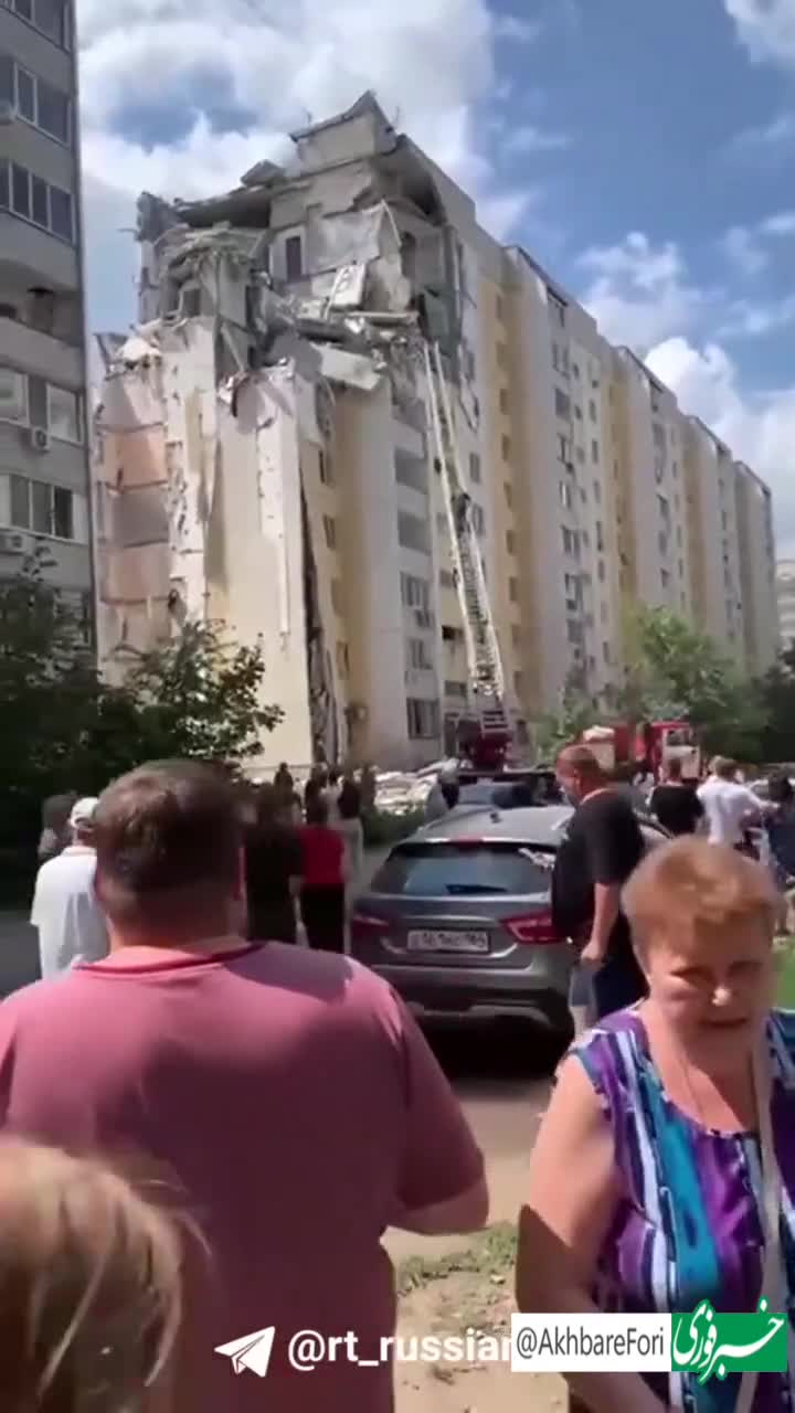   اولین تصاویر از انفجار قوی در ساراتوف روسیه