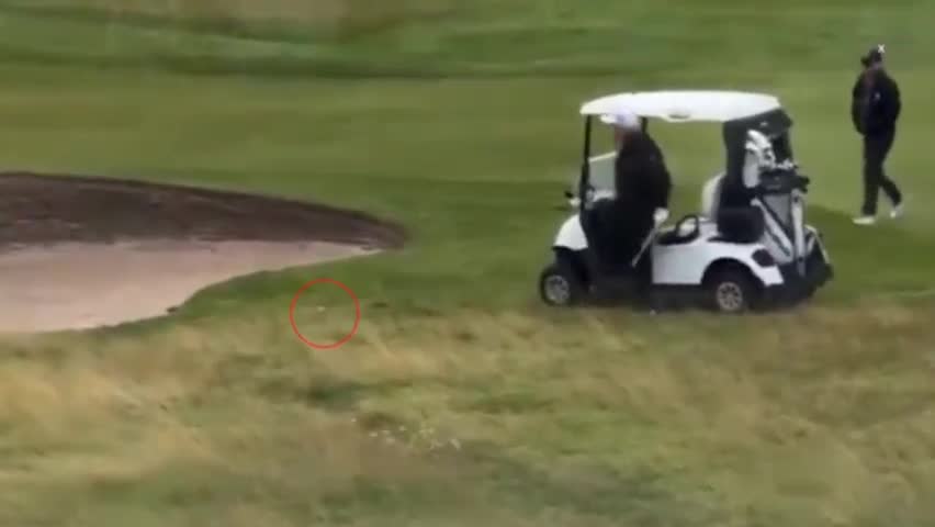   تقلب ترامپ در زمین گلف