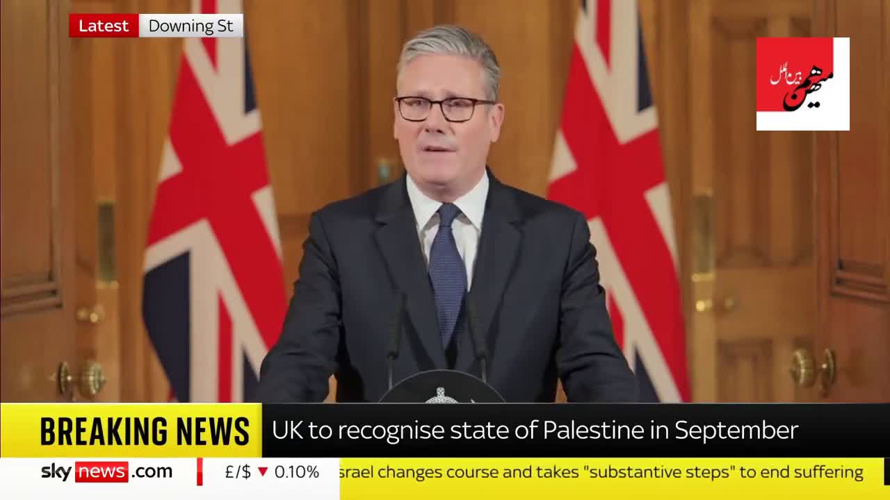   تهدید اسرائیل توسط نخست وزیر بریتانیا با وعده به رسمیت شناختن دولت فلسطین!