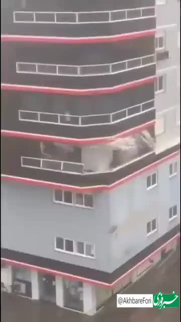   تصاویر تازه از وزش باد شدید و طوفان در برزیل