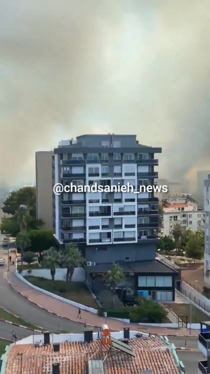   آتش‌سوزی‌های مهیب مناطق توریستی ‌ترکیه