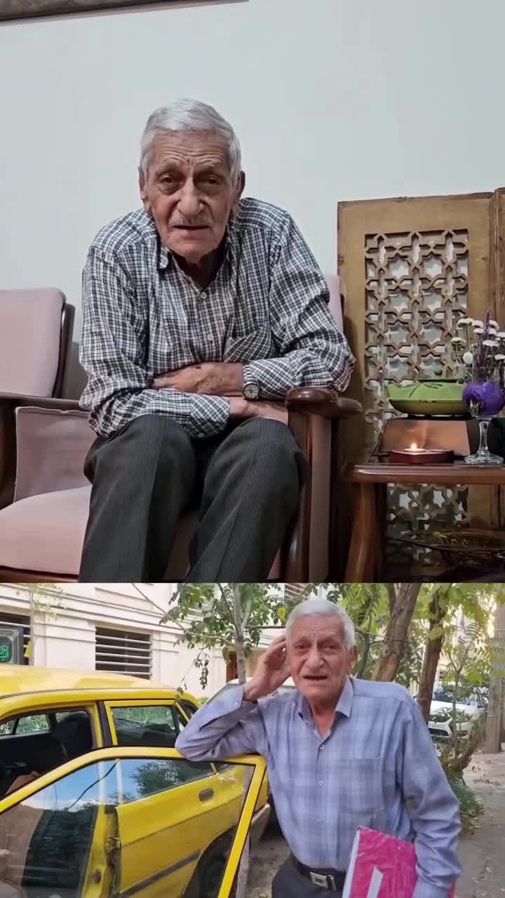   خداحافظی احساسی پدربزرگ ۹۰ ساله از رانندگی تاکسی که حسابی پربیننده شد