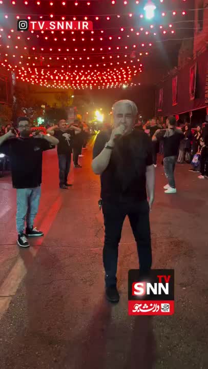   مداحی بازیگر سینما و تلویزیون در مراسم عزاداری ماه محرم