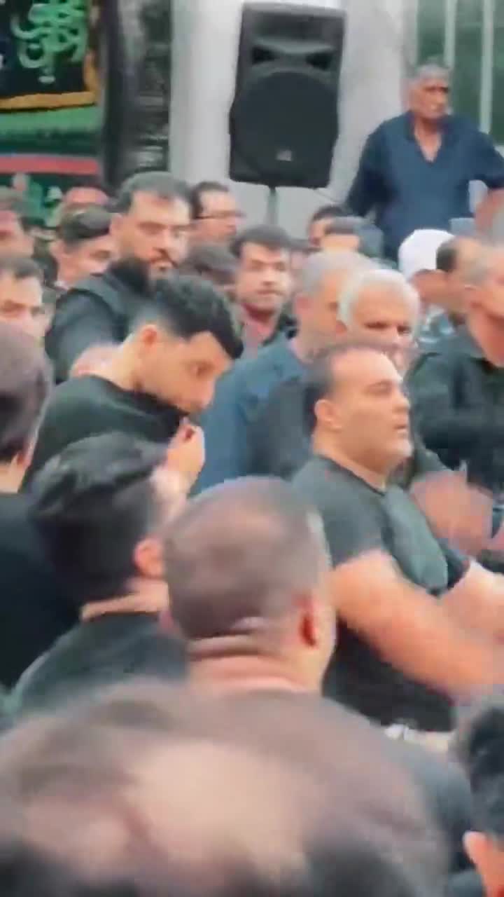   عزاداری مهدی طارمی در شب تاسوعای حسینی در بوشهر