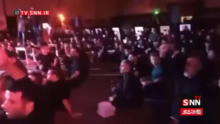   نوای حیدر حیدر گرگانی‌ها پس از  حضور رهبر انقلاب در عزاداری حسینیه امام خمینی(ره)