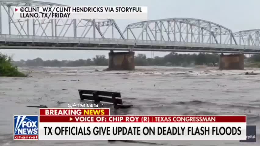    تصاویر هوایی فاکس‌نیوز از سیل در تگزاس؛ شمار قربانیان افزایش یافت