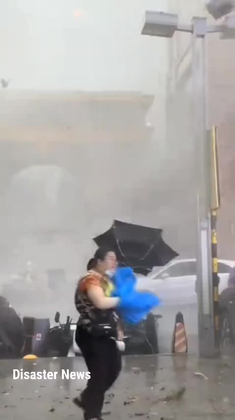   طوفان شدید در استان شاندونگ چین
