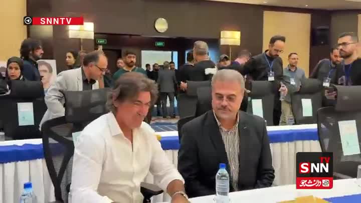   ورود ریکاردو ساپینتو سرمربی پرتغالی تیم فوتبال استقلال به محل برگزاری معارفه