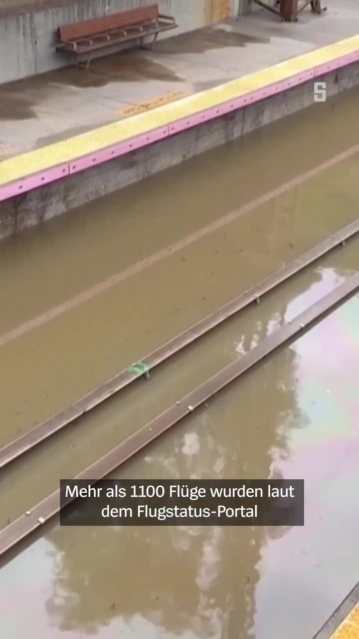   وضعیت مترو نیویورک درپی وقوع سیل