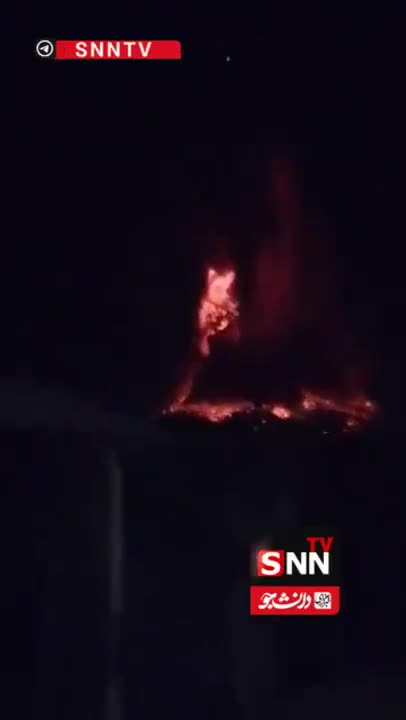   فوران عظیم یک آتشفشان در اندونزی