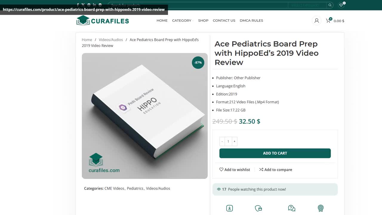 Ace Pediatrics Board Prep with HippoEd’s 2019 Video Review