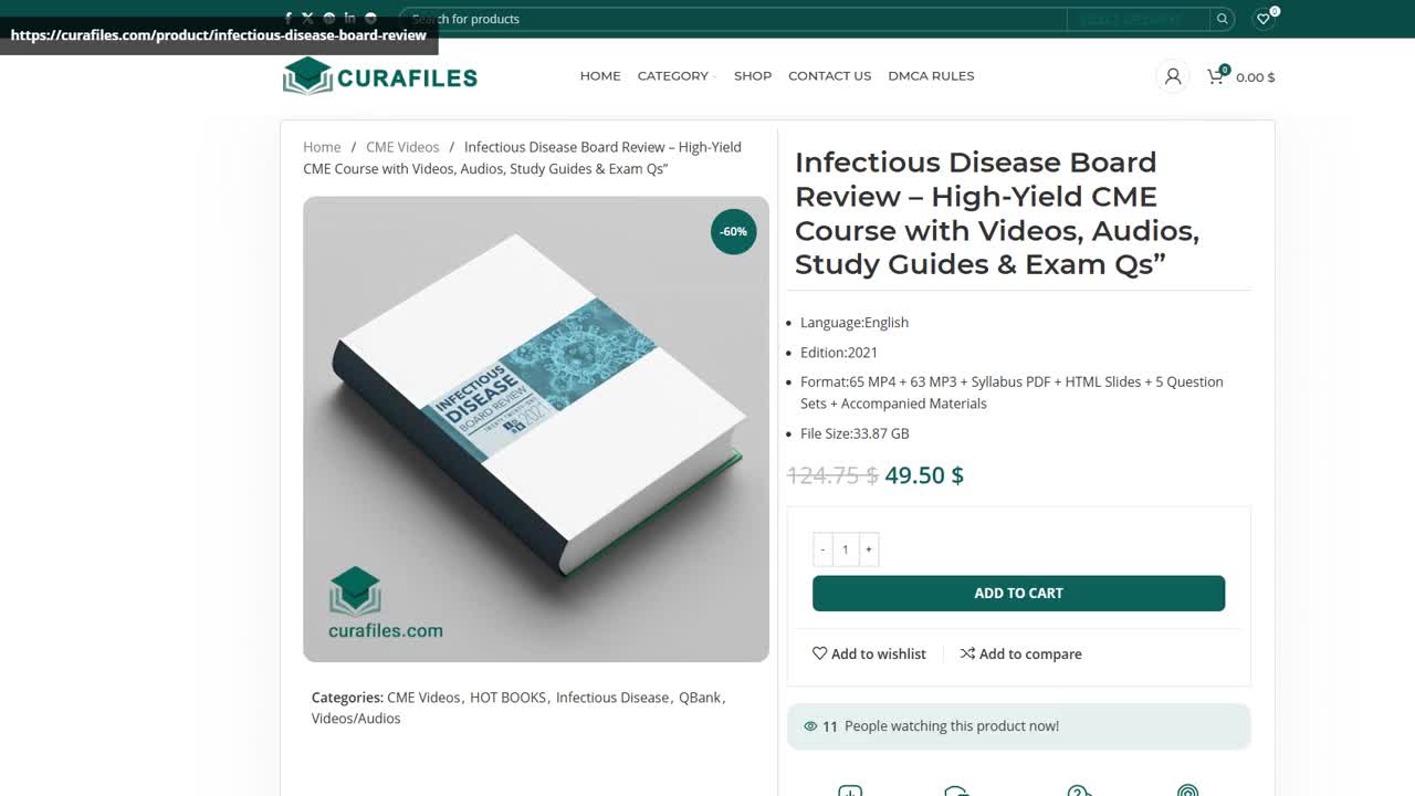Infectious Disease Board Review – High-Yield CME Course with Videos, Audios, Study Guides & Exam Qs