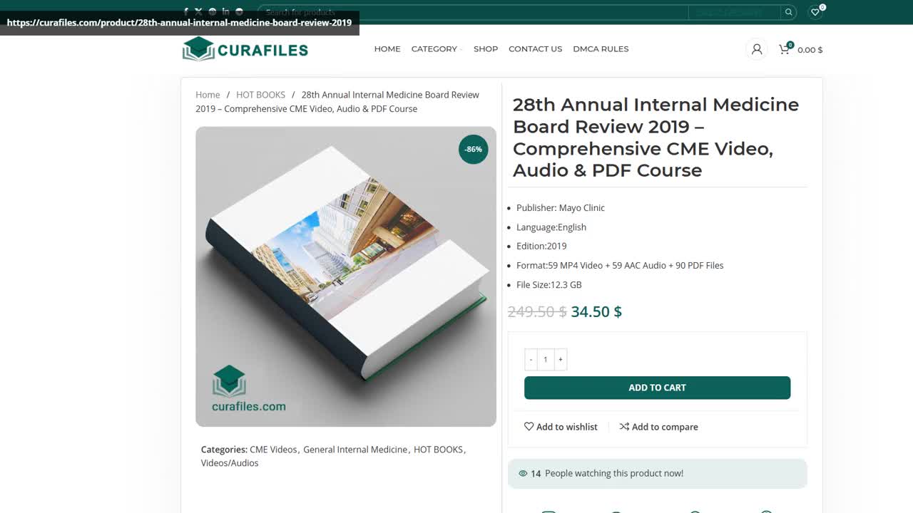 28th Annual Internal Medicine Board Review 2019 – Comprehensive CME Video, Audio & PDF Course