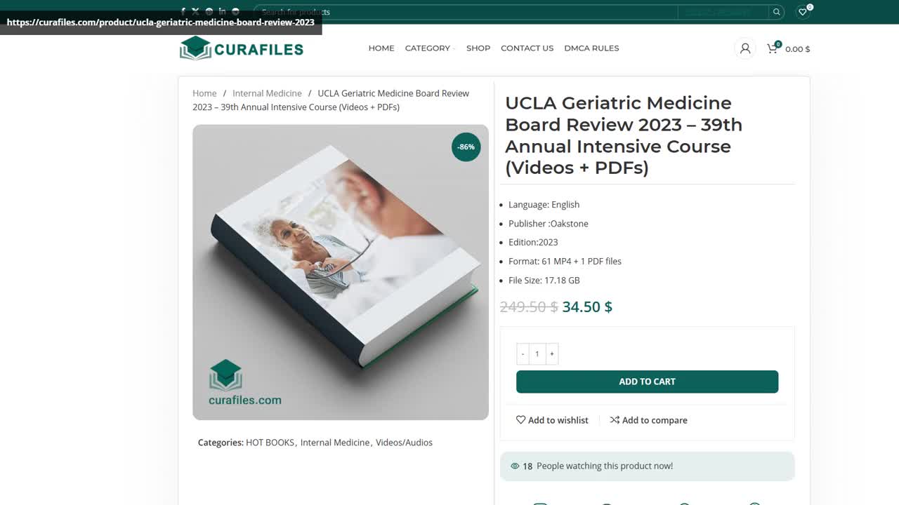 UCLA Geriatric Medicine Board Review 2023 – 39th Annual Intensive Course (Videos + PDFs)