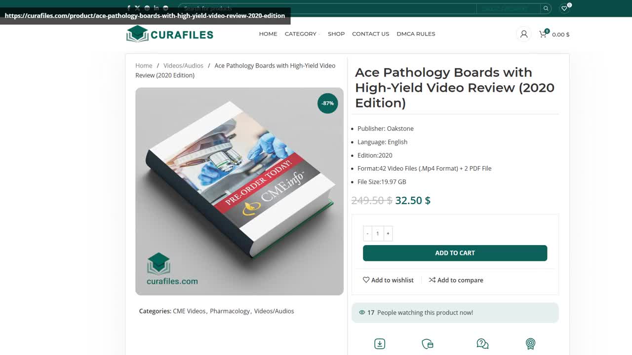 Ace Pathology Boards with High-Yield Video Review (2020 Edition)