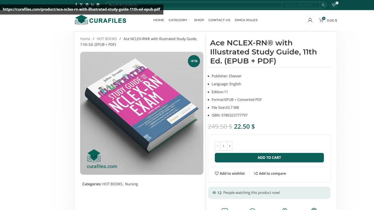 Ace NCLEX-RN® with Illustrated Study Guide, 11th Ed. (EPUB + PDF)