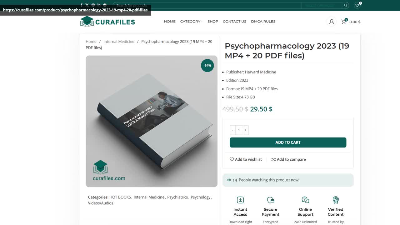 Psychopharmacology 2023 (19 MP4 + 20 PDF files)